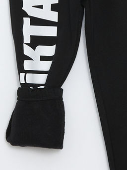 Beli Lastikli Be?ikta? Bask?l? Erkek ?ocuk E?ofman Alt - Waikiki фото 3