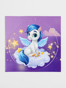 Елочный шар своими руками с раскраской «Лошадка», набор для творчества