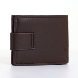 Портмоне мужское на магните, коричневое