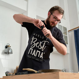 Фартук Этель BEST ПАПА 73х71 см, 100% хлопок, саржа 190 гр/м2  фото 4