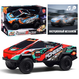 Машина "Король дороги" 1:18, свет, звук, в коробке