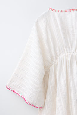 KAFT?N BRILLOS CONTRASTE / Crudo