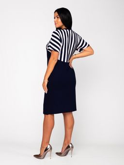 Платье женское вискоза ЭЛИЗАБЕТ ШИРОКАЯ ПОЛОСА - Domtrik фото 3