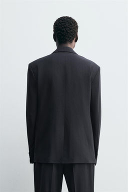 DOUBLE-BREASTED PINSTRIPE SUIT BLAZER - Zara фото 3