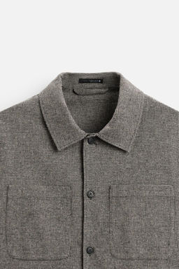 TEXTURED OVERSHIRT - Zara фото 9