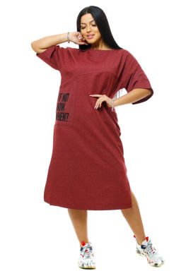 Платье женское, цвет красный