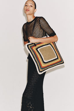 BOLSO SHOPPER MULTICOLOR / Multicolor - Zara фото 2