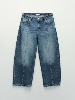 Джинсы barrel с высокой посадкой / Zarina