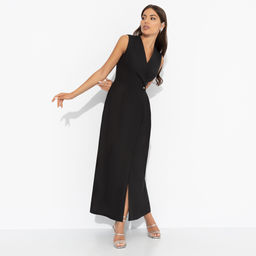 Платье с разрезом, Рождение богини (черное) - Charutti фото 2