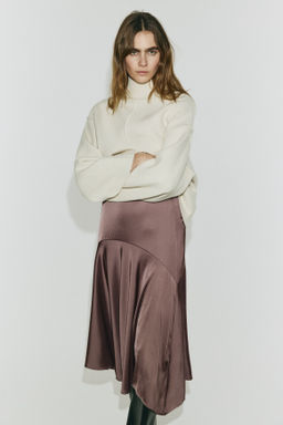 Falda en sarga satinada - H&m фото 3