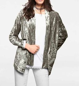 Блейзер, серебристый