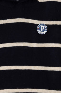 U. S. Polo Assn / Темно-синий трикотажный свитер с круглым вырезом для мальчика - U.s. polo assn фото 3