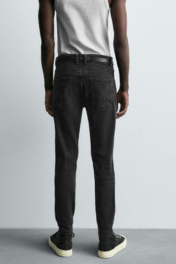 JEANS SKINNY CROPPED FIT / Carb?n - Zara фото 12