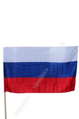 Флаг Россия триколор 90*145 см (без древка)