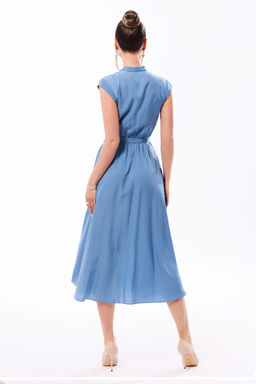Платье Golden Valley 4934-3 серо-голубой  фото 3