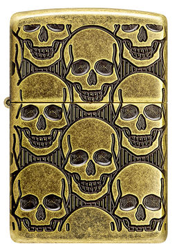 Зажигалка ZIPPO Armor® Ухмыляющиеся черепушки | Cackling Cranium 46302  фото 2