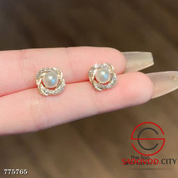 Серьги классика с жемчужиной в центре - Bruno фото 2