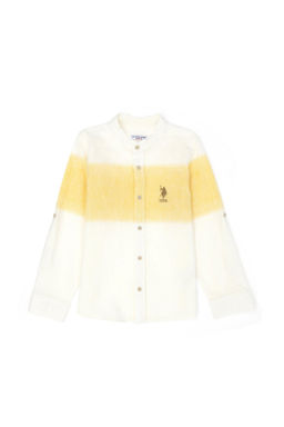 U. S. Polo Assn Шафрановая рубашка с длинным рукавом для мальчика - U.s. polo assn фото 6
