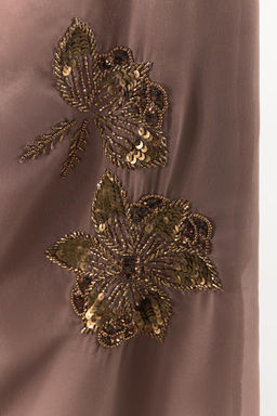 CUT-OUT DRESS WITH BEADS - Zara фото 8