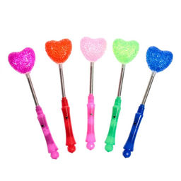 Цена за 12 шт. Световая палочка Сердце, на пружине, под стекло, цвета МИКС