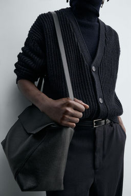 RIBBED TEXTURED CARDIGAN - Zara фото 5