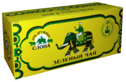 Три дружных слона/ 25 /ЗЕЛЁНЫЙ / (016-12) чай с ярлычком вес 2 г*25 пак (Рязанская ЧФ)
