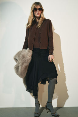 100% WOOL BASIC CARDIGAN - Zara фото 18