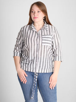Рубашка женская в полоску