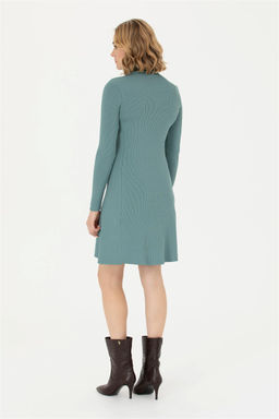 Женское мятное трикотажное платье Неожиданная скидка в корзине - U.s. polo assn фото 5