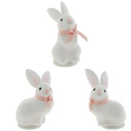 Фигурка декоративная Зайчик, L5 W5 H9 см, 3в.