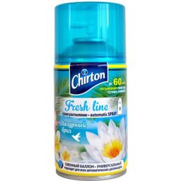 ЧИРТОН освежитель ФРЕШ ЛАЙН смен/бал 250мл Лазурный Бриз