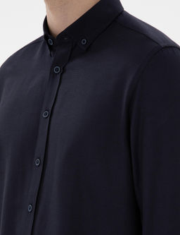 Lacivert Regular Fit Uzun Kollu G_mlek - Pierre cardin фото 7