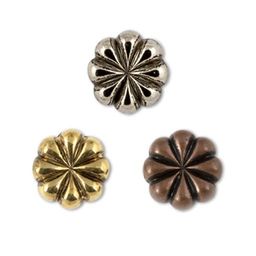 Бусина Zlatka под металл пластик PBM-36 13 x 6 x 3 мм 25 шт 1 шт СК/Распродажа под античную бронзу