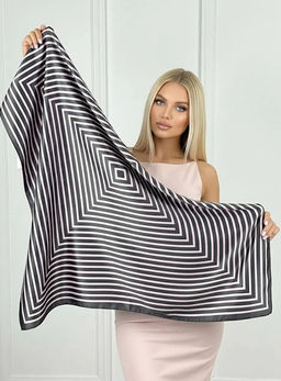 K13579 Платок (90/90см шелк) МУЛЬТИЦВЕТ_03