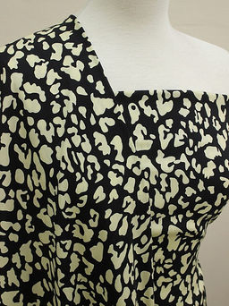 Штапель Саванна цв.черный, СОРТ2, ш.1.4м, вискоза-100%, 90гр/м.кв - Купава фото 14