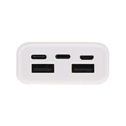 Внешний аккумулятор Hoco J41, 10000 мАч, microUSB/Type-C - 2 А, iP - 1.5 А, 2 USB - 2 А, белый