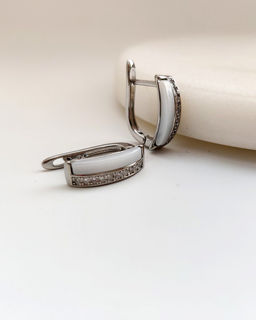 Серьги с керамикой