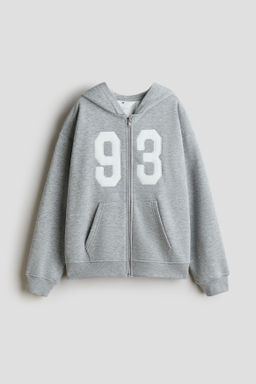 Chaqueta sudadera con capucha y motivo bordado - H&m фото 2