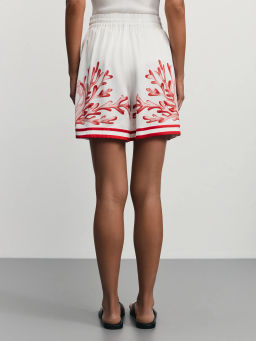 Шорты из вискозы с принтом / Zarina  фото 6