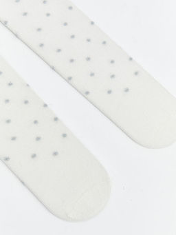 Puantiyeli K?z Bebek K?lotlu ?orap 2li