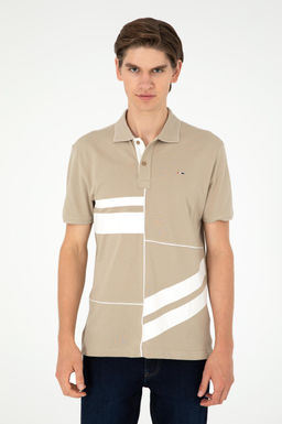 Мужская футболка светло-хаки - U.s. polo assn фото 3