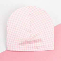 Шапка для девочки «Крошка Я. Бантик», размер 48, белая, розовая