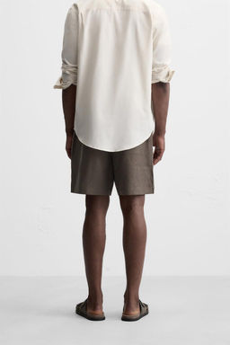 100% LINEN BERMUDA SHORTS - Zara фото 21