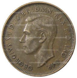 1/2 пенни 1938 года Австралия