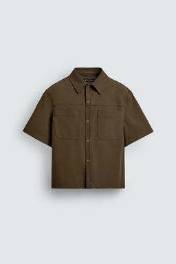 CAMISA T?CNICA RELAXED FIT / Tabaco - Zara фото 7