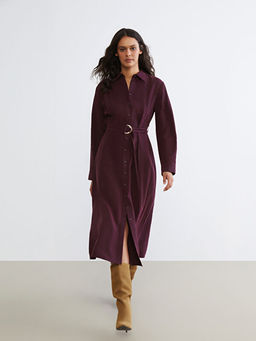 Beli Kemerli G?mlek Elbise