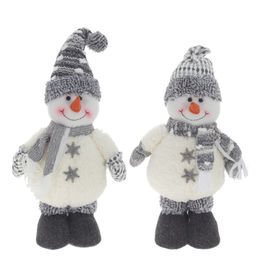 Игрушка набивная "Снеговик", L23 W11 H40 см, 2в.
