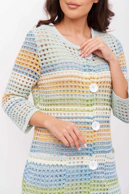 ЗЛАТА Кардиган Н 725*/оливка