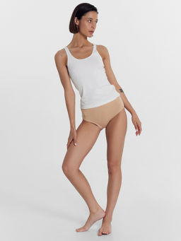 Цена за 2 штуки! Трусы женские макси бежевые мультипак (3 шт.) - Mark formelle фото 4