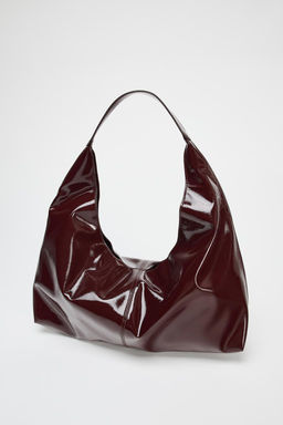 PATENT EFFECT BUCKET BAG - Zara фото 6